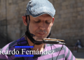 SANTIAGO DE COMPOSTELA EL ARTE CALLEJERO CON RICARDO FERNÁNDEZ, MUSICO, BATERISTA, COMPOSITOR